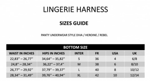 HARNESS LINGERIE DIVA - S Boss of toys