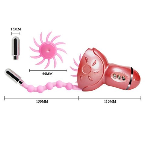 BAILE- ROLLING FUN, 12 vibration functions 6 rotation functions Bendable Boss of toys