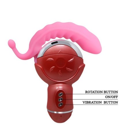 BAILE- ROLLING FUN II, 12 vibration functions 6 rotation functions Bendable Boss of toys