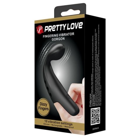 PRETTY LOVE - FINGERING VIBRATOR GORGON, 10 vibration functions Boss of toys