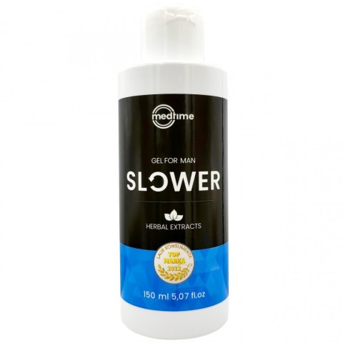 SLOWER GEL FOR MAN 150ML DELAY OPÓŹNIA WYTRYSK MedTime SLOWER GEL FOR MAN 150ML DELAY OPÓŹNIA WYTRYSK MedTime