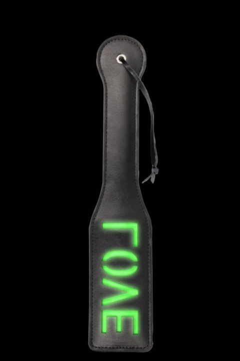 &#039;Love&#039;&#039; Paddle - Glow in the Dark - Black/Neon Green Boss of toys