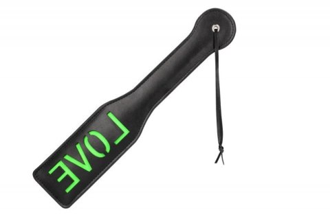 &#039;Love&#039;&#039; Paddle - Glow in the Dark - Black/Neon Green Boss of toys