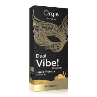 DUAL VIBE! PINA COLADA KISSABLE LIQUID VIBRATOR - 15 ML Boss of toys