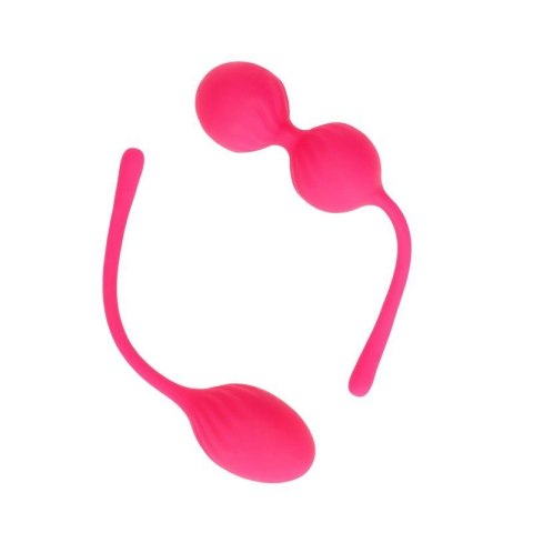 2 Piece Thumping Kegel Ball Set - Wild Strawberry Boss of toys