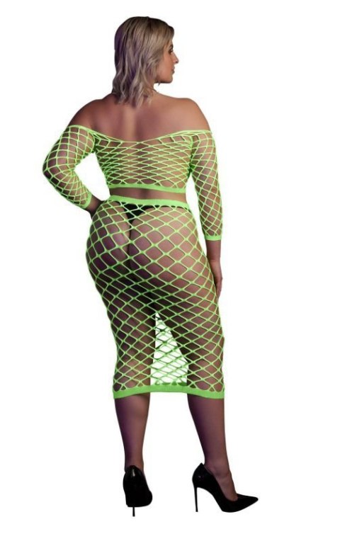Long Sleeve Crop Top and Long Skirt XL/XXXXL Boss of toys