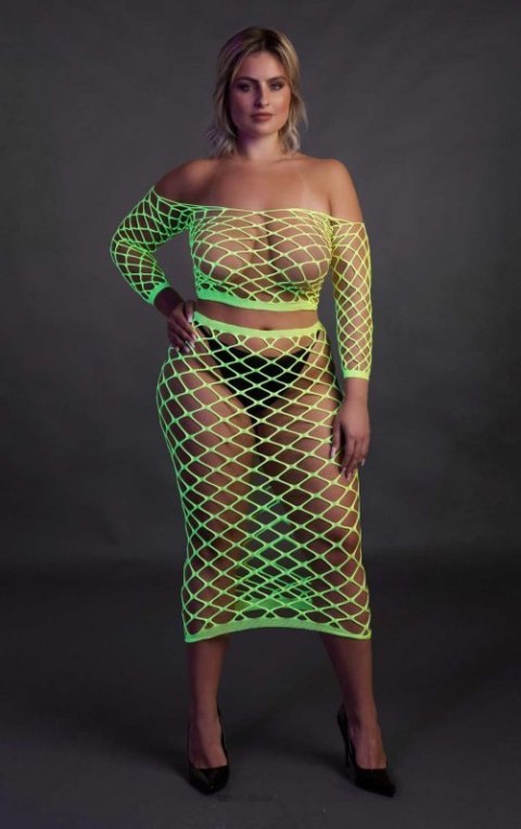 Long Sleeve Crop Top and Long Skirt XL/XXXXL Boss of toys