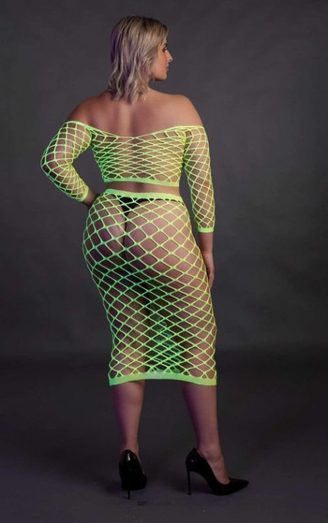 Long Sleeve Crop Top and Long Skirt XL/XXXXL Boss of toys