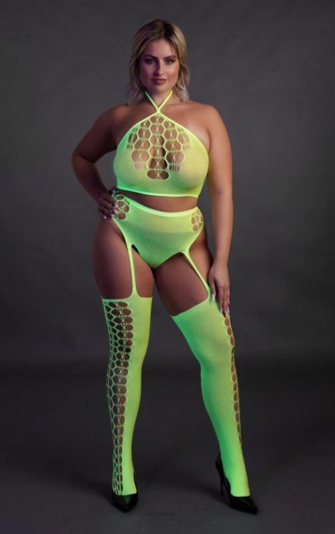 Two Piece with Crop Top and Stockings XL/XXXXL Boss of toys