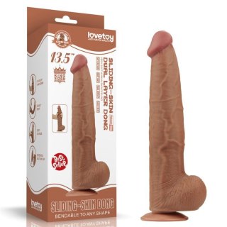 13.5&#039;&#039; King Sized Sliding Skin Dual Layer Dong Brown Boss of toys