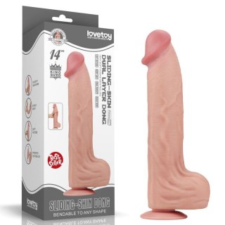 14&#039;&#039; King Sized Sliding Skin Dual Layer Dong Boss of toys