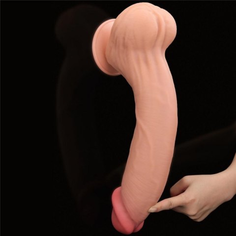 14&#039;&#039; King Sized Sliding Skin Dual Layer Dong Boss of toys