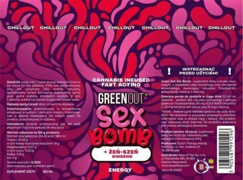 Green Out® „Sex Bomb" Boss of toys Green Out® „Sex Bomb" Boss of toys