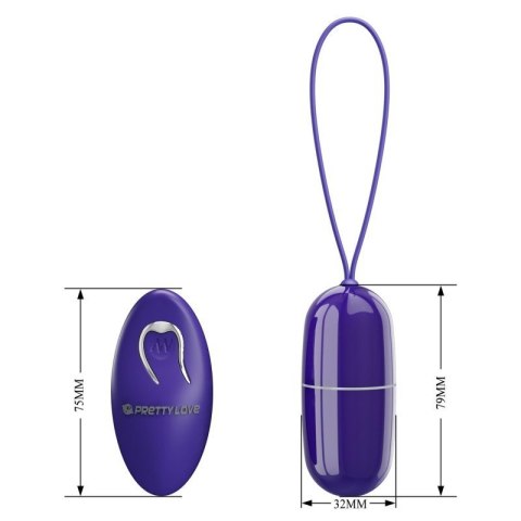 PRETTY LOVE - Arvin - Youth, Wireless remote control 12 vibration functions Boss of toys