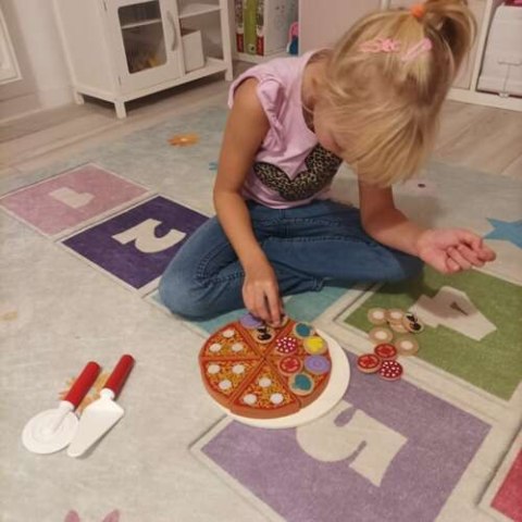 Pizza drewniana - zestaw 22471 Pizza drewniana - zestaw 22471