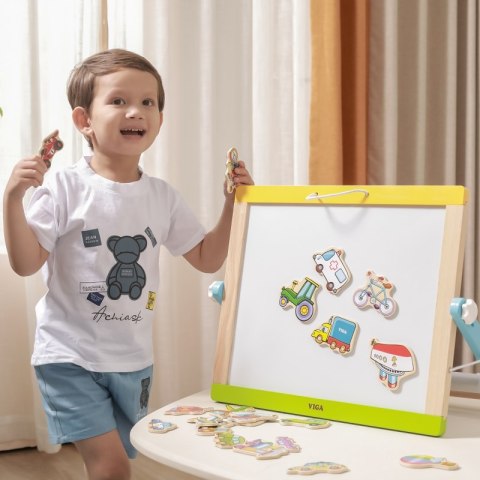 VIGA Drewniane magnesy pojazdy zestaw Viga Toys VIGA Drewniane magnesy pojazdy zestaw Viga Toys