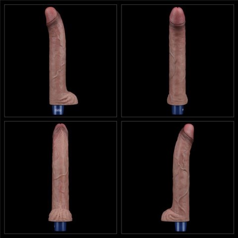 11" REAL SOFTEE Rechargeable Silicone Vibrating Dildo Boss of toys