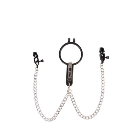 Humiliate Mouth Spreader with Nipple Clamps Boss of toys Humiliate Mouth Spreader with Nipple Clamps Boss of toys