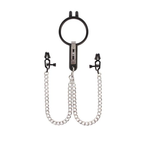Humiliate Mouth Spreader with Nipple Clamps Boss of toys Humiliate Mouth Spreader with Nipple Clamps Boss of toys