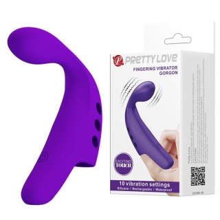 PRETTY LOVE - FINGERING VIBRATOR GORGON Purple, 10 vibration functions Boss of toys
