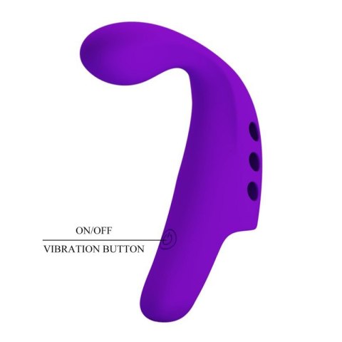 PRETTY LOVE - FINGERING VIBRATOR GORGON Purple, 10 vibration functions Boss of toys