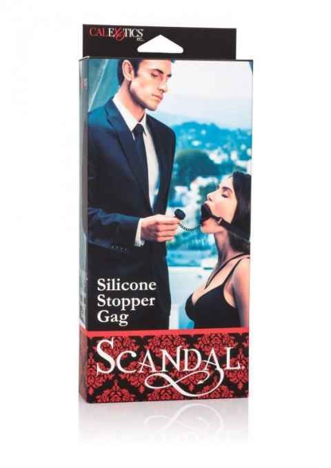 Scandal Silicone Stopper Gag Black Boss of toys Scandal Silicone Stopper Gag Black Boss of toys
