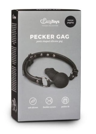 Knebel-Ball Gag With Silicone Dong Boss of toys