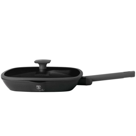 PATELNIA GRILLOWA TYTANOWA Z POKRYWĄ 28cm BERLINGER HAUS BH-8127 ANTRACIT BERLINGER HAUS
