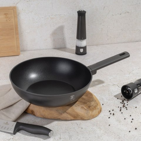 WOK TYTANOWY 28cm BERLINGER HAUS BH-8123 ANTRACIT BERLINGER HAUS WOK TYTANOWY 28cm BERLINGER HAUS BH-8123 ANTRACIT BERLINGER HAUS