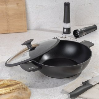 WOK TYTANOWY Z POKRYWĄ 30cm BERLINGER HAUS BH-8125 ANTRACIT BERLINGER HAUS