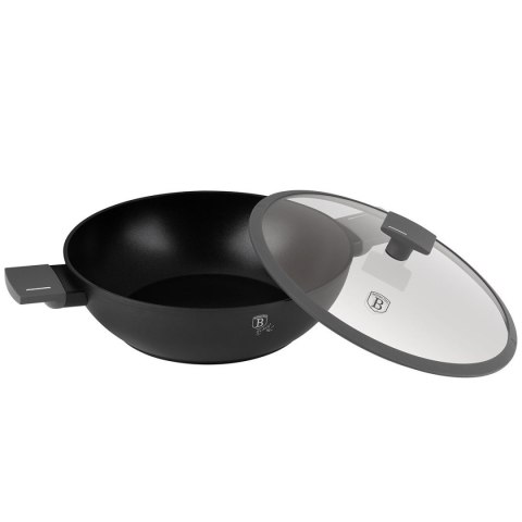 WOK TYTANOWY Z POKRYWĄ 30cm BERLINGER HAUS BH-8125 ANTRACIT BERLINGER HAUS