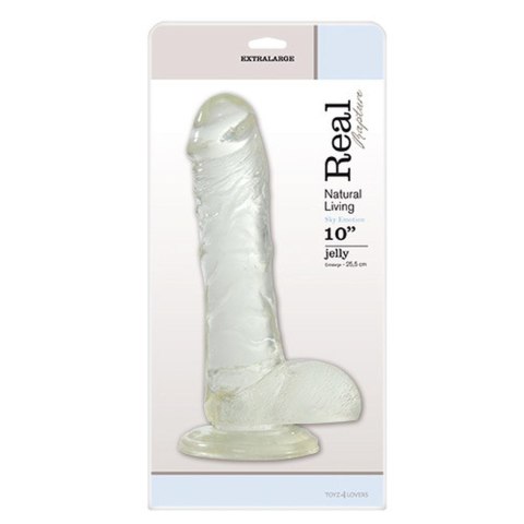 Dildo-FALLO JELLY REAL RAPTURE CLEAR 10"""""""""""""""""""""""""""""""" Real Rapture Dildo-FALLO JELLY REAL RAPTURE CLEAR 10"""""""""""""""""""""""""""""""" Real Rapture
