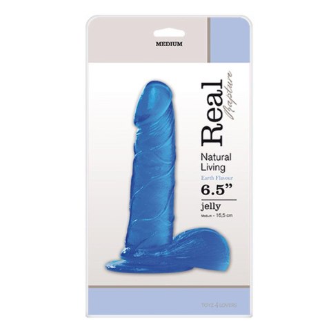 Dildo-JELLY DILDO REAL RAPTURE BLUE 6,5"""""""""""""""" Real Rapture Dildo-JELLY DILDO REAL RAPTURE BLUE 6,5"""""""""""""""" Real Rapture