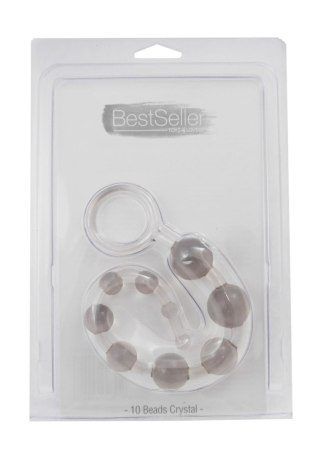 Plug/kulki-JAMMY JELLY ANAL 10 BEADS CRYSTALL Toyz4lovers