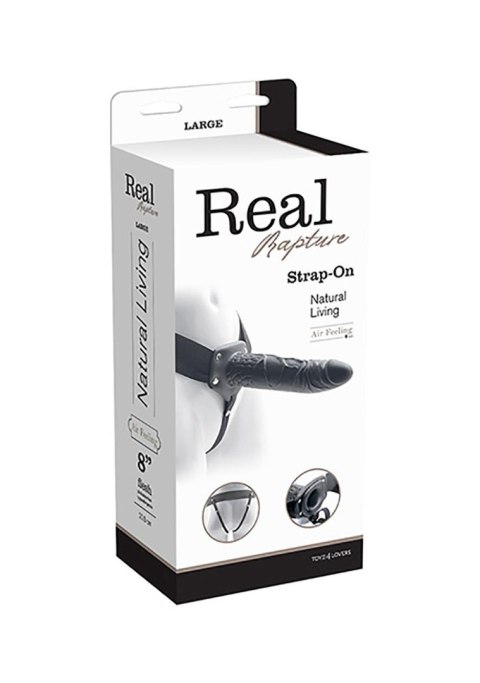 Proteza-FALLO STRAP ON CAVO REAL RAPTURE 8 BLACK Real Rapture Proteza-FALLO STRAP ON CAVO REAL RAPTURE 8 BLACK Real Rapture