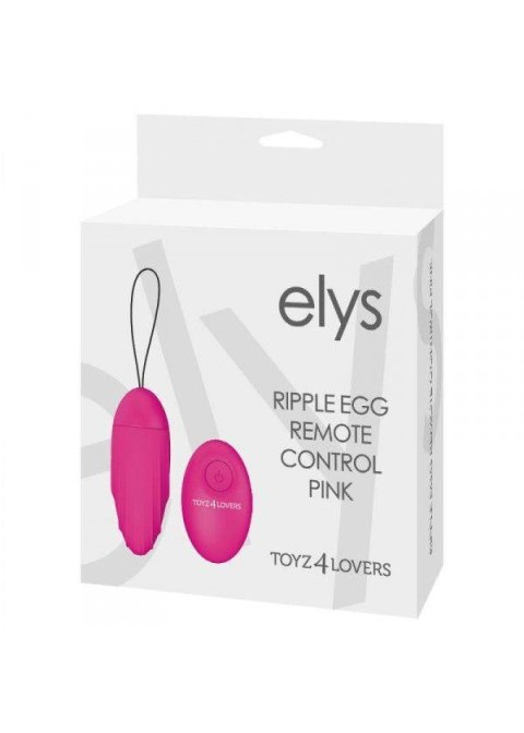 Jajko/wibr-OVETTO VIBRANTE ELYS RIPPLE EGG REMOTE CONTROL PINK Elys Jajko/wibr-OVETTO VIBRANTE ELYS RIPPLE EGG REMOTE CONTROL PINK Elys