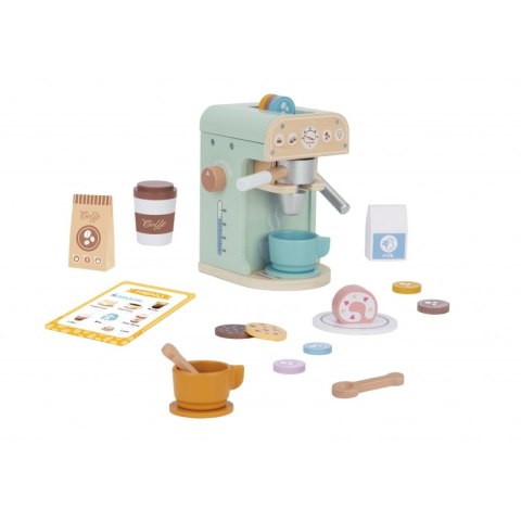 TOOKY TOY Drewniany Ekspres do Kawy Kawiarnia Barista Tooky Toy TOOKY TOY Drewniany Ekspres do Kawy Kawiarnia Barista Tooky Toy