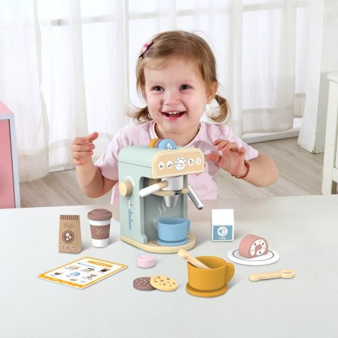 TOOKY TOY Drewniany Ekspres do Kawy Kawiarnia Barista Tooky Toy TOOKY TOY Drewniany Ekspres do Kawy Kawiarnia Barista Tooky Toy