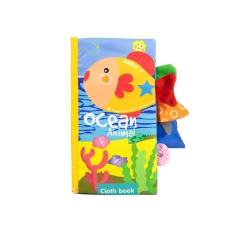 WOOPIE BABY Książeczka z Ogonkami Zwierząt Morskich Materiałowa Szeleszcząca Woopie WOOPIE BABY Książeczka z Ogonkami Zwierząt Morskich Materiałowa Szeleszcząca Woopie