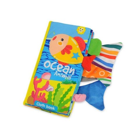 WOOPIE BABY Książeczka z Ogonkami Zwierząt Morskich Materiałowa Szeleszcząca Woopie WOOPIE BABY Książeczka z Ogonkami Zwierząt Morskich Materiałowa Szeleszcząca Woopie