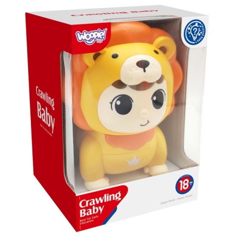 WOOPIE BABY Raczkujący Bobas Zabawka z Melodiami Świecąca Interaktywna Woopie