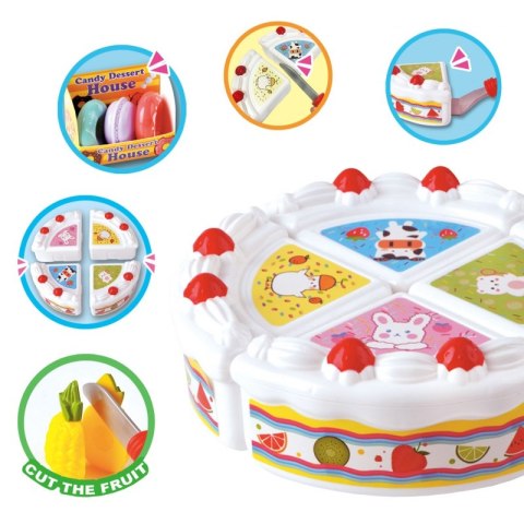 WOOPIE Tort Urodzinowy i Owoce do Krojenia ze Słodkościami Woopie WOOPIE Tort Urodzinowy i Owoce do Krojenia ze Słodkościami Woopie