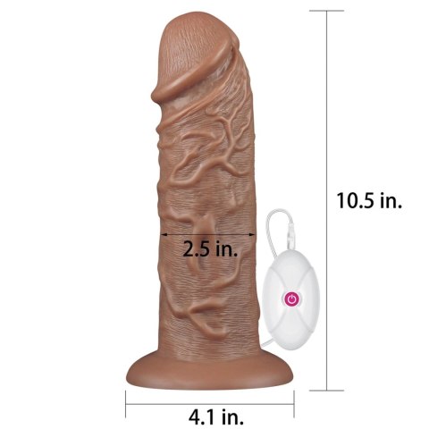 10.5'' Realistic Chubby Vibrating Dildo Lovetoy