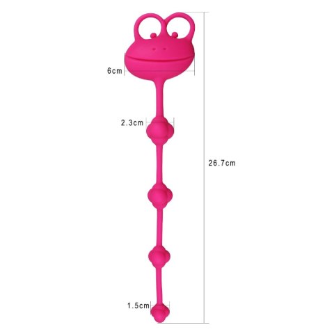 10"" Silicone Frog Anal Beads Lovetoy 10"" Silicone Frog Anal Beads Lovetoy