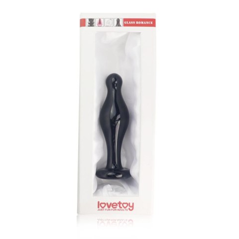 4.5"" Glass Romance Black Lovetoy 4.5"" Glass Romance Black Lovetoy