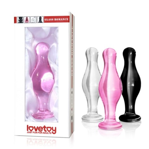4.5"" Glass Romance Black Lovetoy 4.5"" Glass Romance Black Lovetoy