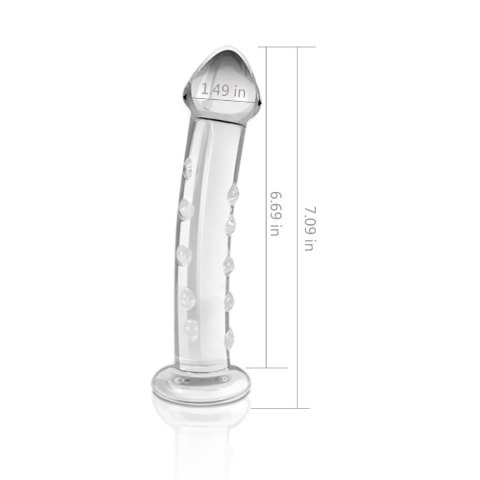 7.5"" Glass Romance Clear Lovetoy 7.5"" Glass Romance Clear Lovetoy