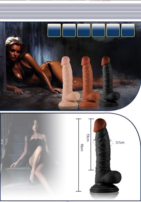 7.5"" Real Extreme Dildo Flesh Lovetoy