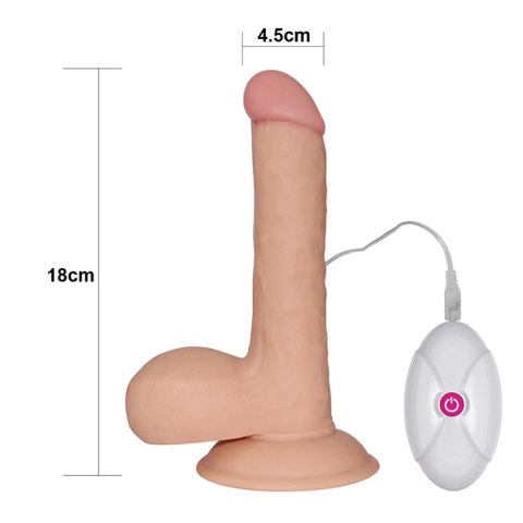7.5"" The Ultra Soft Dude Vibrating Lovetoy
