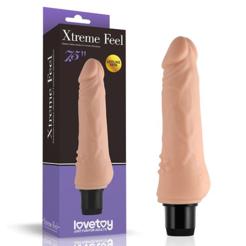 7.5'' Xtreme Feel Cyberskin Vibrator Lovetoy 7.5'' Xtreme Feel Cyberskin Vibrator Lovetoy